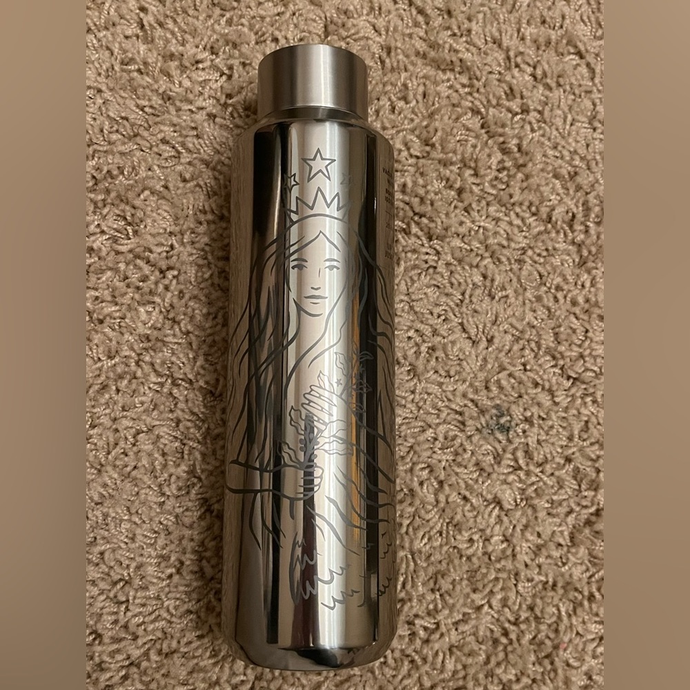 Starbucks 50th Anniversary Siren Stainless Steel 20oz Vacuum Insulated Bottle